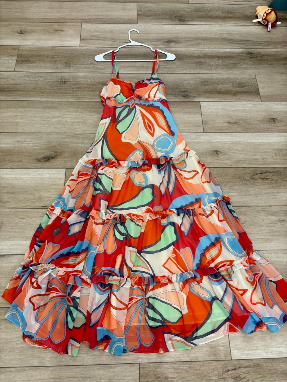 Alexis X for target long multi modern floral print